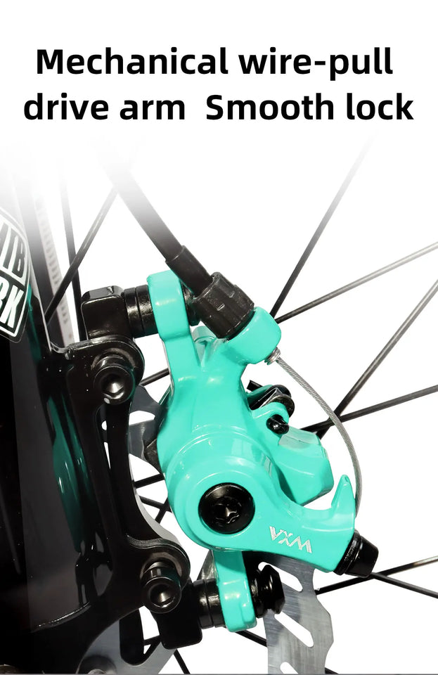 Bicycle Disc Brake Aluminum Alloy Mechanical Wire Pull Disc Brake MTB Bike MT200 160/180MM Caliper Hydraulic Disc Brake