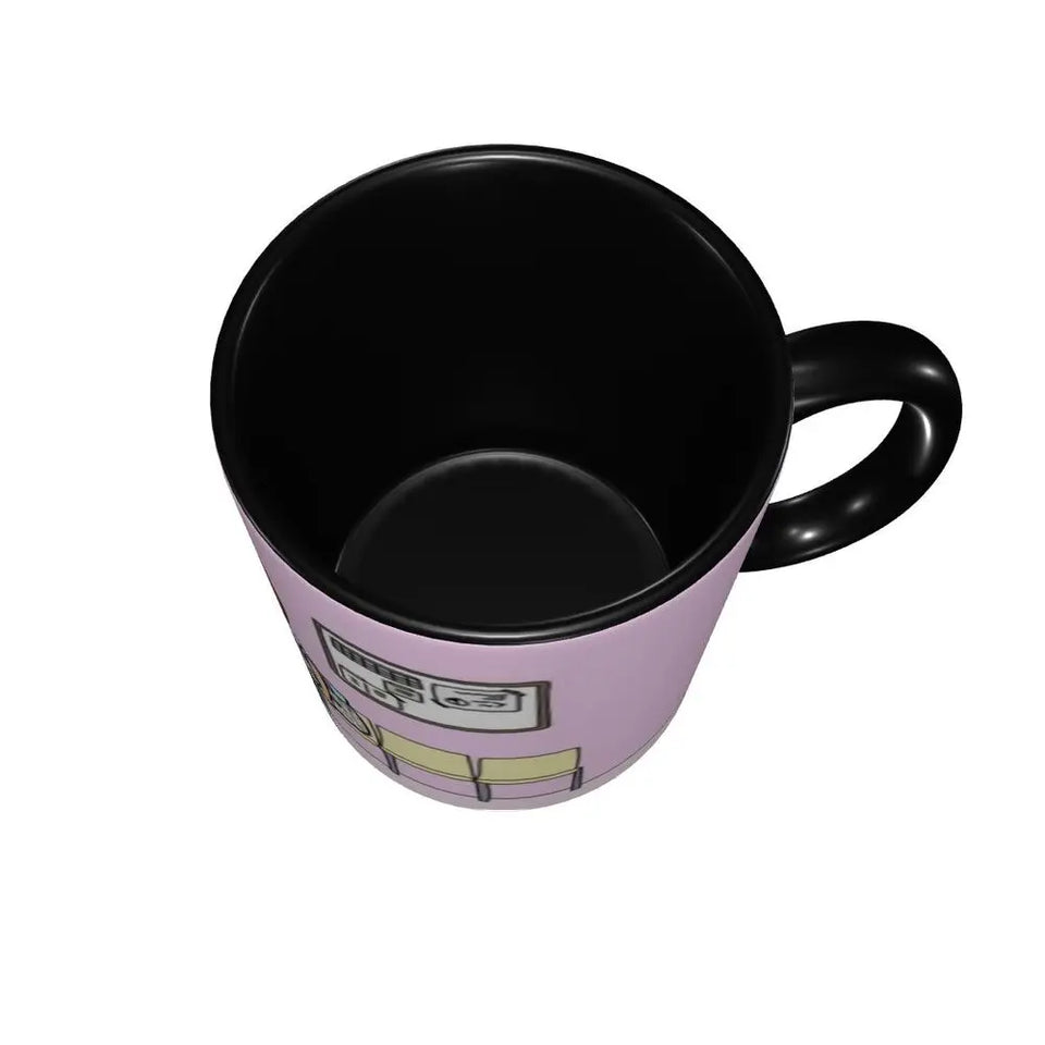 Pink Doctor Nurse Coffee Mugs DIY Customized Enfermera En Apuros Ceramic Milk Tea Mug Cup