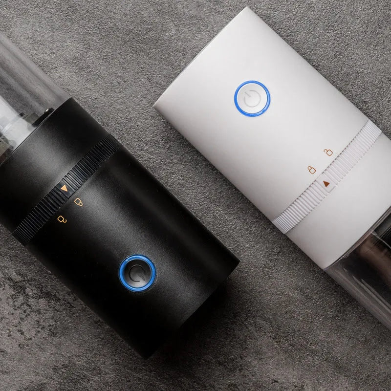 Portable Electric Coffee Grinder with USB Charging Adjustable Ceramic Grinding Core Long Endurance for Outdoor Travel