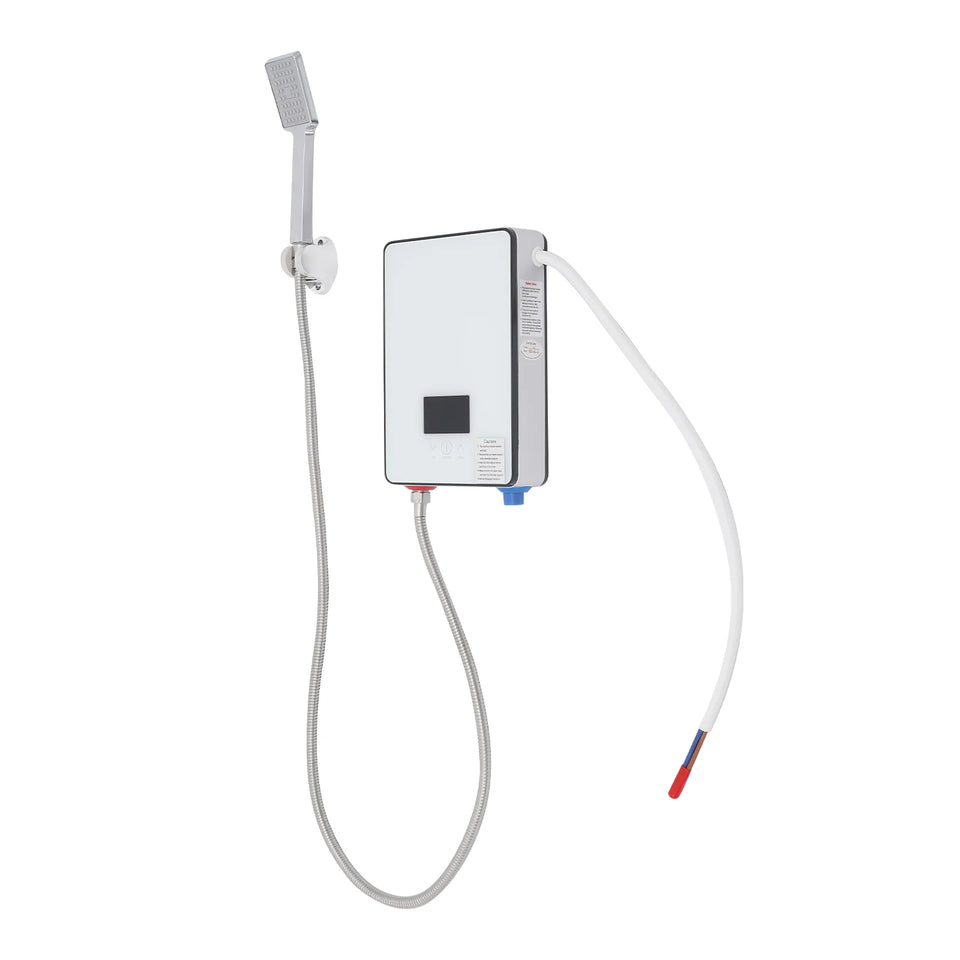 4500W 110V Water Heater, Touch Screen Electric Water Heater, Instantaneous Water Heater  On Demand Bath Shower