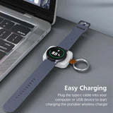 Oneplus 1200mAh Mini Wireless Charger watch charging For Galaxy Watch 7 8 Portable Power Bank Charging Classic Charger Keychain