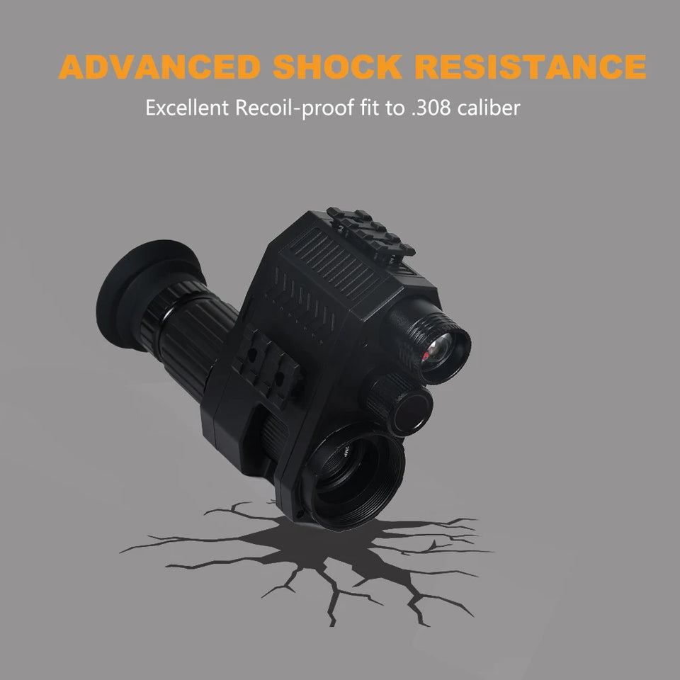 Digital Night Vision Riflescope Monocular HD 1080P 8X Zoom 850NM Infrared 200M Night Vision For Hunting Wild Adventure