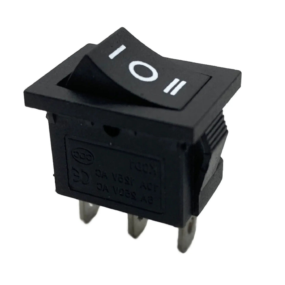 Mini Rocker ON Off 2/3Pin Toggle Square Round Electrical Switch with Pre-Wired 20cm 6A/250V10A/125V