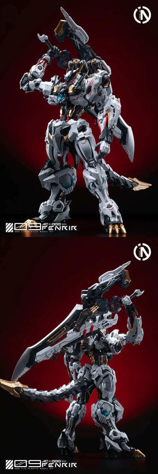 New In Stock IN ERA+ FNR-09 FENRIR Assembling Model Mecha Toys  Infinite Dimension RMD 1/72 PLASTIC MODEL KIT Wolf king