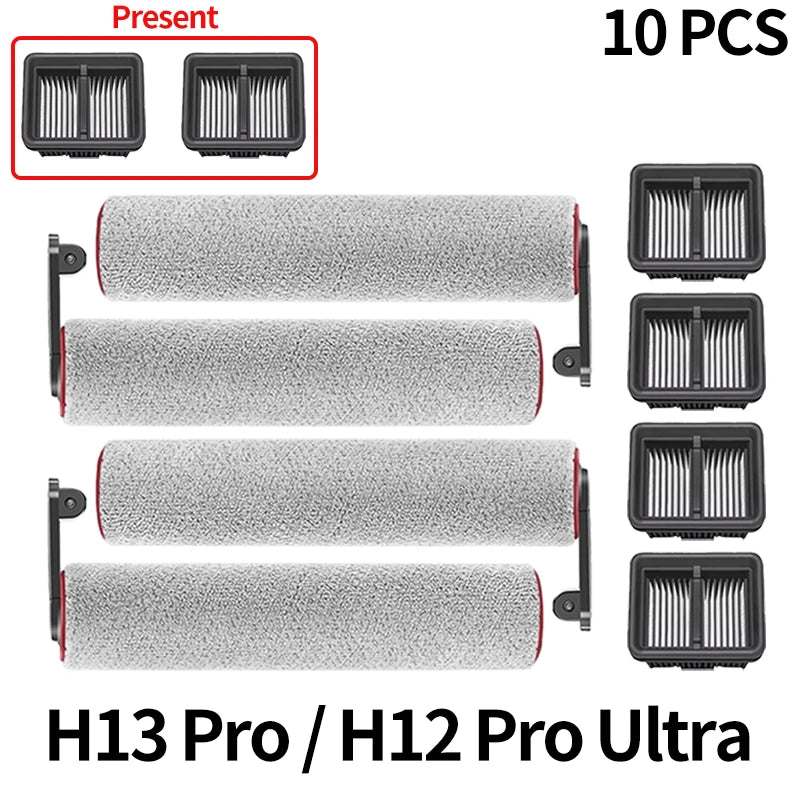 Accessories For Dreame H12 Pro Ultra / H13 Pro Wet Dry Brush Roller HEPA Filter Holder Vacuum Cleaner Replacement Parts