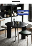 Restaurant Round Dining Table Modern Living Room Lounge Wood Nordic Dining Table Folding High Mesas De Comedor Home Furniture
