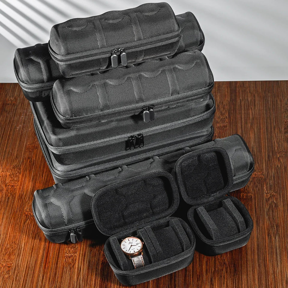 Watch Box Organizer Watch Travel Case Portable Storage Watch Display Holder for Wristwatches and Smart Watches Men Women Gift
