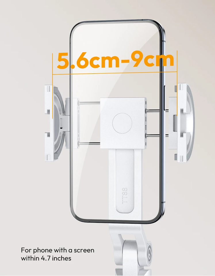 Ulanzi TT88 Overhead Selfie Stick 1.44M with MagSafe Clamp Photograph Tripod 360° Panoramic Shooting for Phone Livestream Vlog