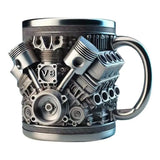 Coffee Mug Cool Beverage Mug Funny Stein Drinkware Portable Home Aesthetic Decoration for Household Kitchen Living Room