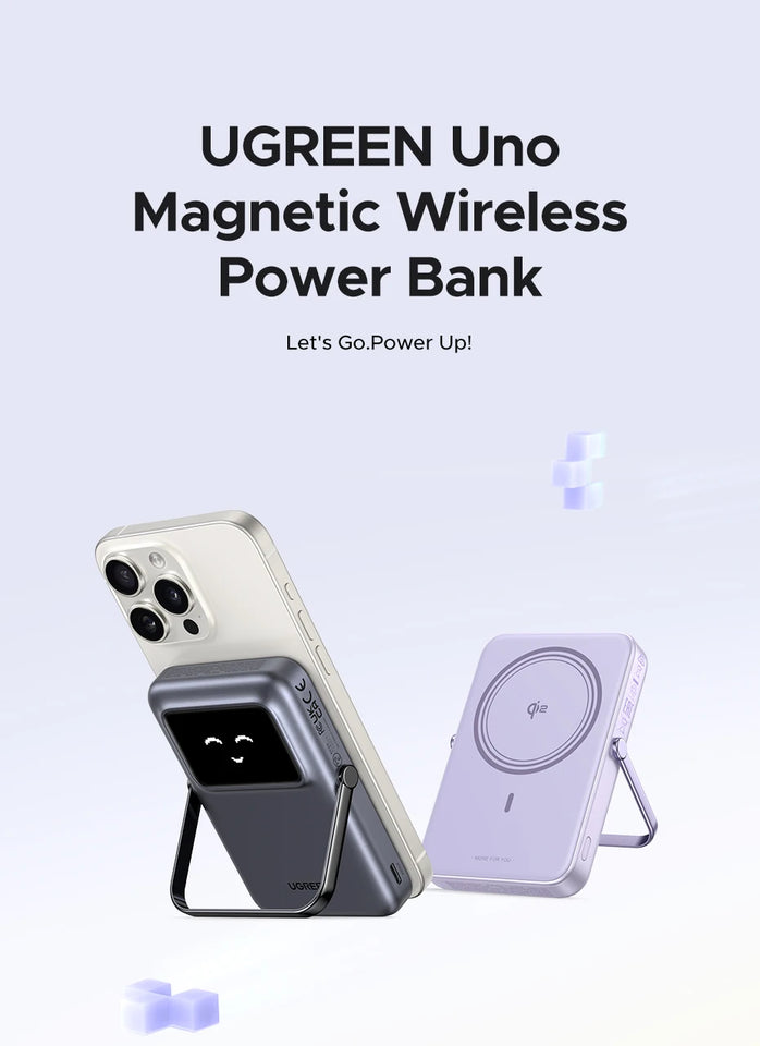 UGREEN 20W 10000mAh Power Bank Magnetic Wireless Fast Charging PowerBank for MagSafe for iPhone 16 Pro Portable External Battery