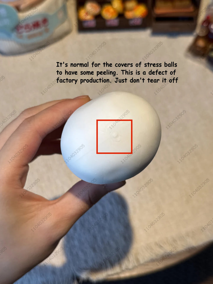 Soap Ball Squishy Soap Stress Ball Fidget Toy Crunchy Squeeze Ball Round Blocks Filled ASMR Anti Stress Toys for Kids & Adults