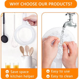 3Pcs Kitchen Ultra-Fine Nylon Mesh Strainer Soybean Milk Yogurt Juice Filter Reusable Tea Coffee Residue Filter Kitchen Fine Net
