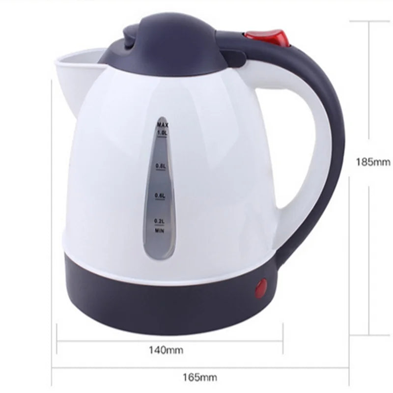1000 ML Car Hot Kettle Car Truck Water Heater 250 W 12/24 V Tea Coffee Kettle Fast Boiling for Coffee Tea Drinks for Travel Home