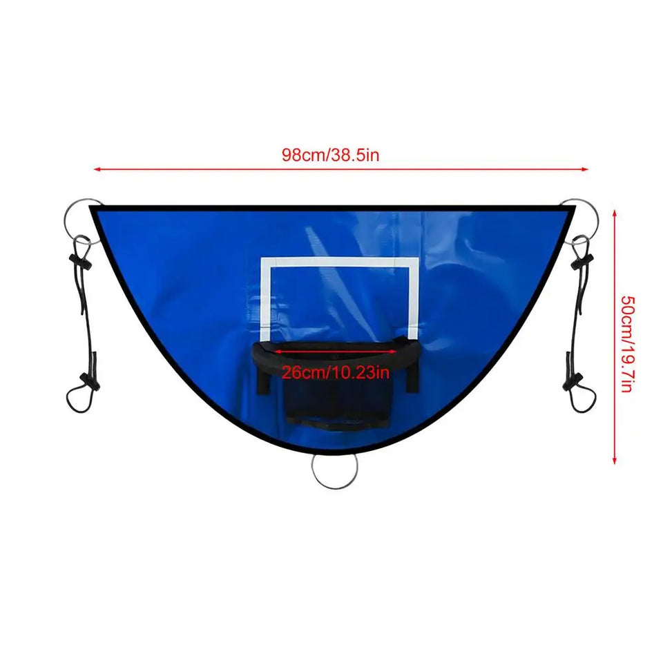 98x50cm Kids Basketball Hoop  with Pump & Ball Kids Trampoline Basketball Hoop Set Sunproof Basketball Hoop for Boys And Girls