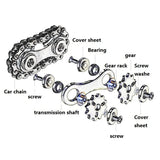 New EDC Sprockets Flywheel Gyro - Antistress Anxiety Metal Bike Chains Fingertip Spinner Fidget Toys For Adult
