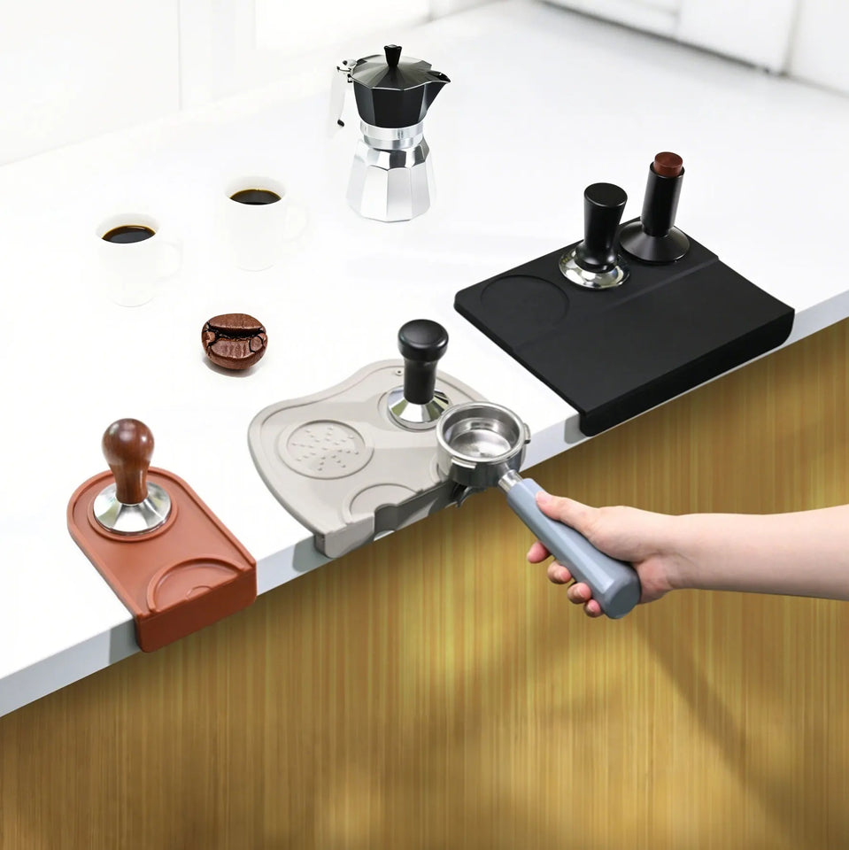 Espresso Tamper Mat Coffee Tamping Silicone Coffee Tamping Mat for Espresso Machine Accessories Tamp Mat for Barista Tools