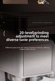 2-in-1 Cold & Hot Coffee Maker with Built-in Grinder & Milk Frother | Compact Espresso Machine for Home, Office & Small Cafés