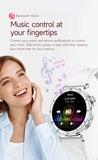 LIGE New 1.19inch AMOLED Fashion Ladies Smart Watch Bluetooth Call Sports Bracelet Women’s Health Waterproof Diamond Smartwatch