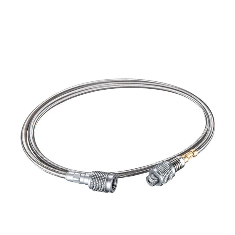 CAMPINGMOON Gas Accessories Gas Stove Adapter Extend Tube Stainless Steel BBQ Gas Stove Hose Burners Extension Tube For Camping