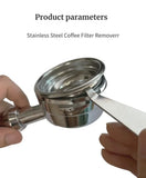 Coffee Powder Cup Disassembly Stainless Steel Durable Coffee Portafilter Remover Tool Espresso Machine Accessories