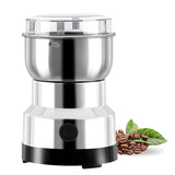 Electric Coffee Bean Grinding Grinder Multipurpose Kitchen Cereal Nuts Beans Spices Grains Grinding Tool for Home Office Outdoor