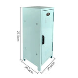 Iron Storage Box Dormitory Storage Cosmetics Paper Money Keys Bank Cards and Other Desktop Small Items Mini Locker Cabinet