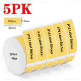 Labelwell 5/10PK P15 Thermal Label Sticker 12x40mm 15x30mm Label Tape Compatible for Marklife P15 P12 P11 L12 D30 Label Printer