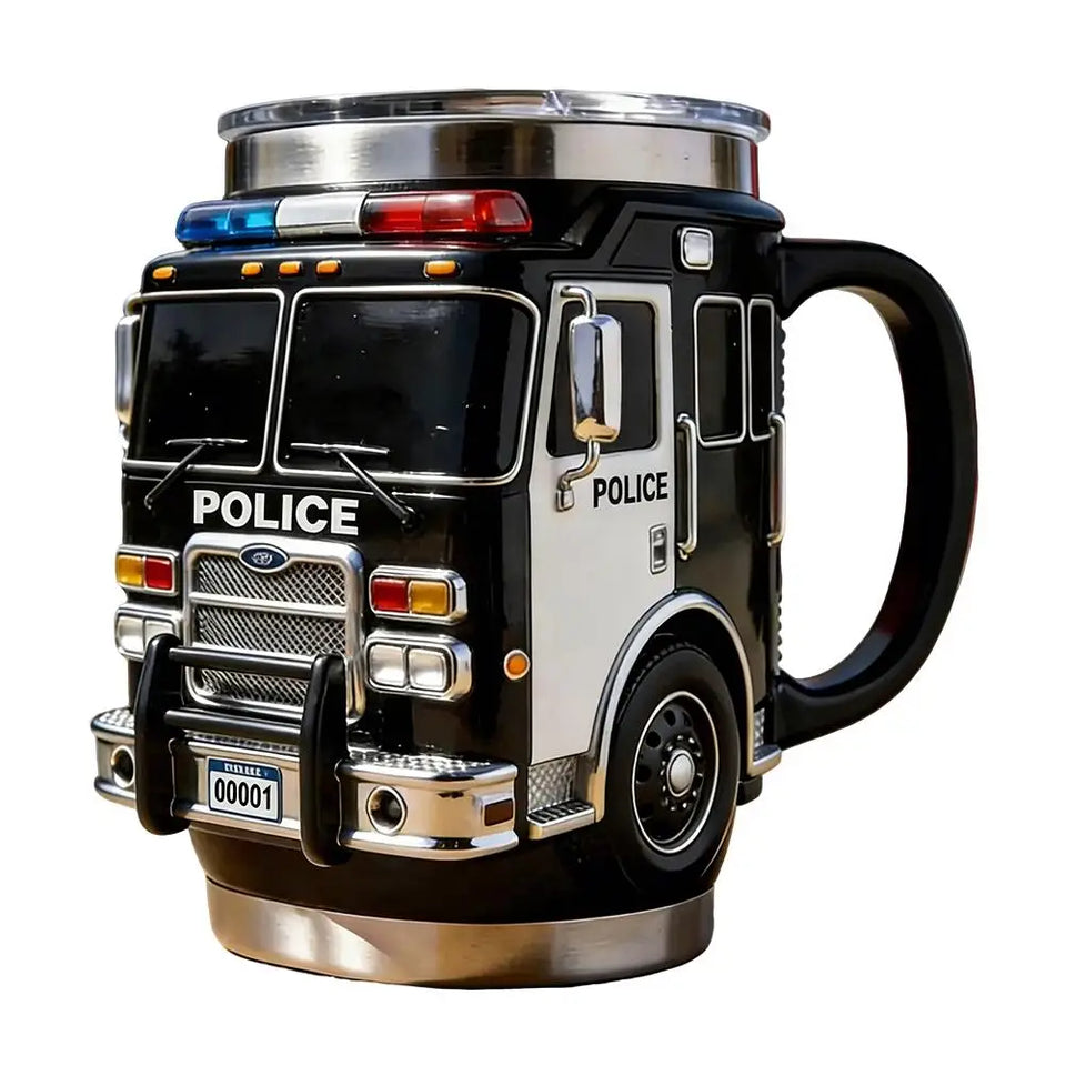 Creative Fire Rescue Mugs Firefighting Coffee Mugs Creative Design Truck Coffee Mug Firefighting Coffee Mugs Tea Cups