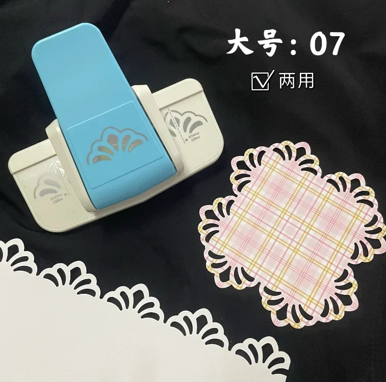 Effort-saving Embossing Device Hollow Lace Edge Pressing Device Punching Device Diy Kindergarten Handmade Greeting Card