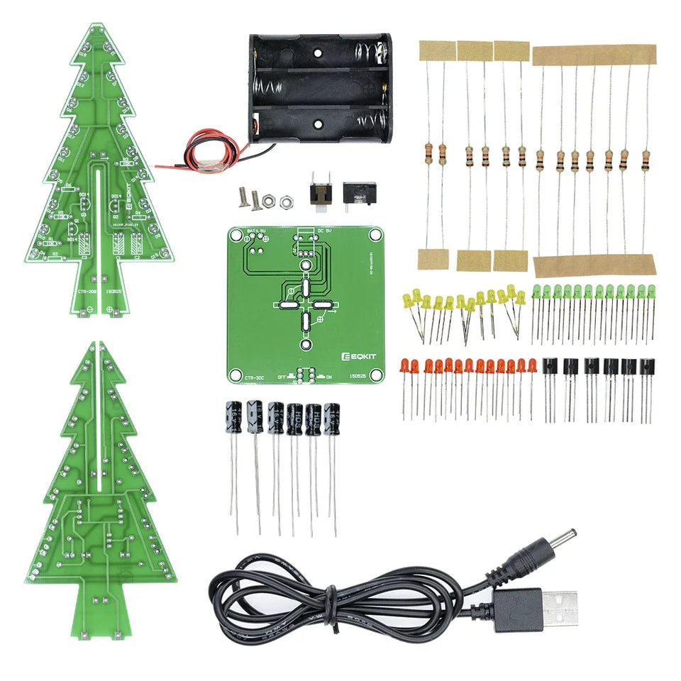 DIY Electronic Kit PCB Soldering Practice Electronic Circuits Kit