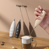 Wireless Electric Milk Frother Battery-Powered Handheld Foamer Coffee Cream Soup Peanut Butter Egg Whisking Baking Accessories