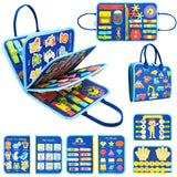 Montessori Toddler Busy Board,Autism Sensory Toys，Educational Activity Motor Skills Baby, Life Skills Learning Toys for Kids