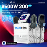RF EMS Body Sculpting  Machine 6500W Sculpt Muscle Stimulation Abdominal Burning Fat Slimming Electromagnetic Weight Loss