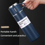 500ml 304 Stainless Steel Vacuum Insulated Water Bottle Portable Tea Coffee Bottle Office Gift Set Travel Leak Proof Thermal Mug