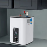 1500W 8L Electric Water Heater Instant Under Sink Stainless Steel Tank Fast Heating IPX4 Safe for Kitchen Bathroom RV SY-8