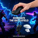 2026 NEW Gaming Mouse 3-Speed DPI Esports Wireless Ergonomic Design Gaming 2-mode Connection Magnetic Charging Dock RGB Lighting