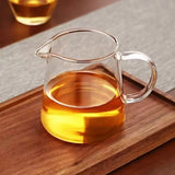250ml Straight-Sided Fair Cup, Heat-Resistant Borosilicate Glass Tea Pitcher, Clear Glass Tea Server for Pouring & Serving Tea