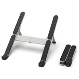 Metal Mini Foldable Laptop Stand Adjustable Angle Portable Notebook Holder for 10-17 Inch Laptops Ideal for Home Office Travel