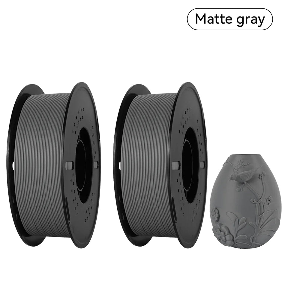 KINGROON 3D Printer Filament PLA Matte Filament 1.75mm 1KG 2KG 3KG High Precision No Bubbles 3D Printer Materials