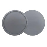 6Pcs 10cm Silicone Coasters Round Heat Resistant Rubber Tea Cup Mat Drink Coffee Mug Glass Beverage Holder Pad Decor Table Mat