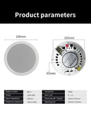 6 Inch 8 ohm Ceiling Speaker Full range stereo sound High fidelity sound quality Passive Speakers home Background Music system