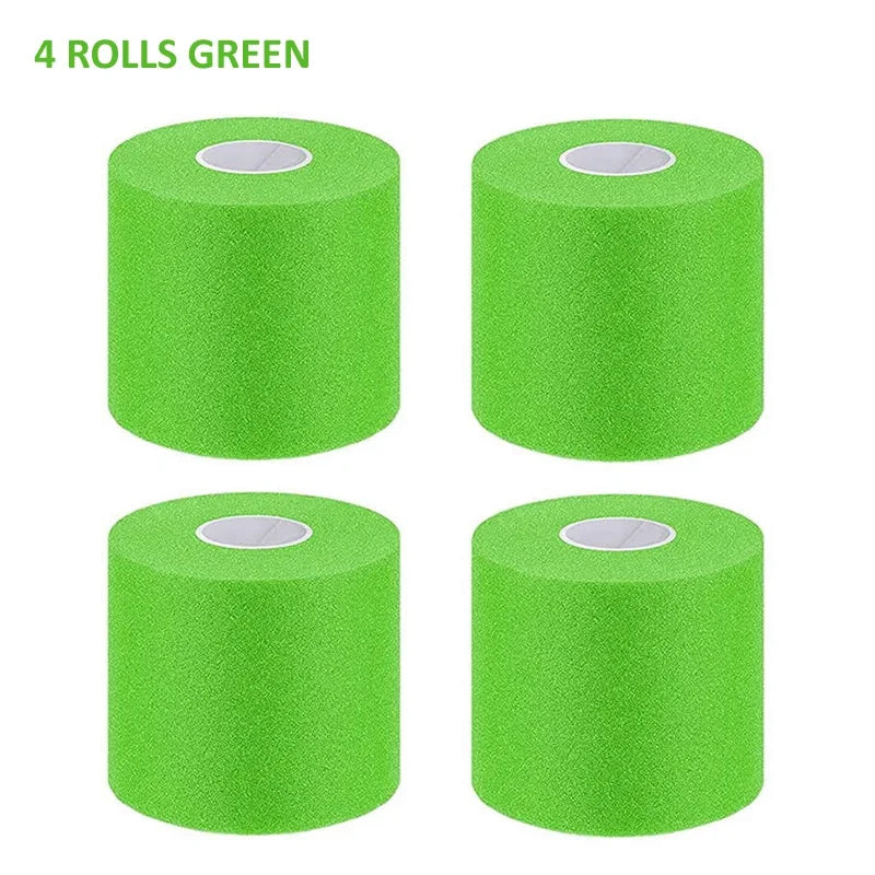 4/6 Pieces Foam Underwrap Sports Tape Pre Wrap Athletic Tape  Bandage for Ankles Wrists Hands Knees