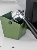 Coffee Knock Box Espresso Grounds Container Coffee ABS Bucket Anti Slip Powder Beveled Residue Barista Accessories Maker Tools