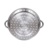 5 Tier 26 / 28 / 30cm Steam Cooker Steamer Pan Cook Food Veg Pot Stainless Steel