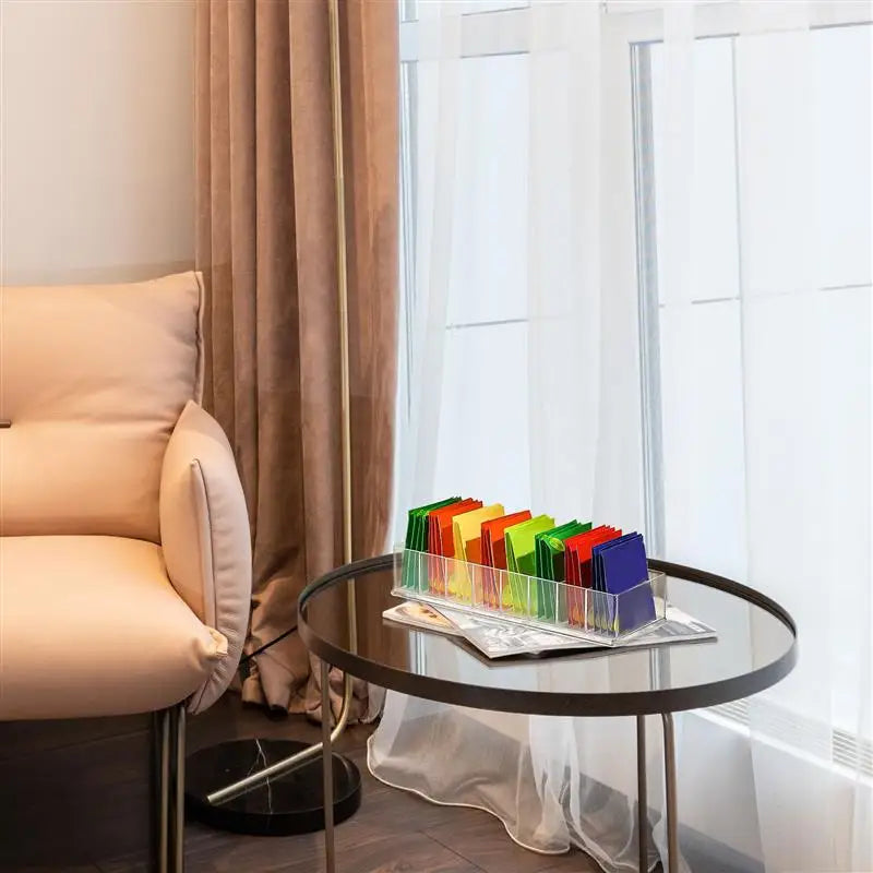 Tea Bag Storage Box Organizer Stackable Holders and Coffee House Pantry for Counter Bags Teabag