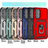 For Samsung Galaxy A14 A34 A54 5G Case Slide Camera Protect Armor Phone Case For Samsung A54 A 14 34 54 Magnet Holder Ring Cover