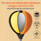 Indoor Reaction Punching Ball for Boxing Training, Strong Suction Cup All-Terrain Base, Adjustable Speed Ball for Adults & Youth