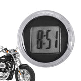 Mini Digital Motorcycle Clock Electronic Clocks Electronic Watch LCD Display Digital With Self-Adhesive Bracket Electronic Clock