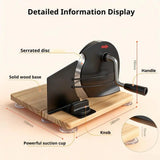Adjustable Manual Bread Cutter Hand Crank Ergonomic Bread Slicing Cutter for Commercial Bakery Shop & Home Baking Daily Use