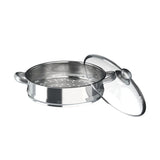 5 Tier Stainless Steel Steam Cooker Steamer Food Vegetable Pot Kitchen 26CM/28CM/30CM